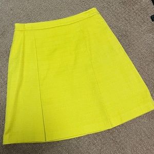 EUC Boden mimosa yellow lined skirt